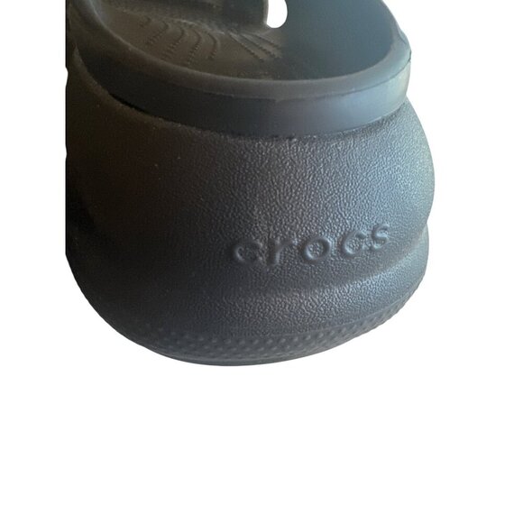 Crocs Unisex Classic All-Terrain Wedge Sandal Slide M6/W8 Black - Picture 4 of 6